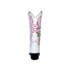 White Kitty Sparkle Vintage Cowboy Boot - Size 5