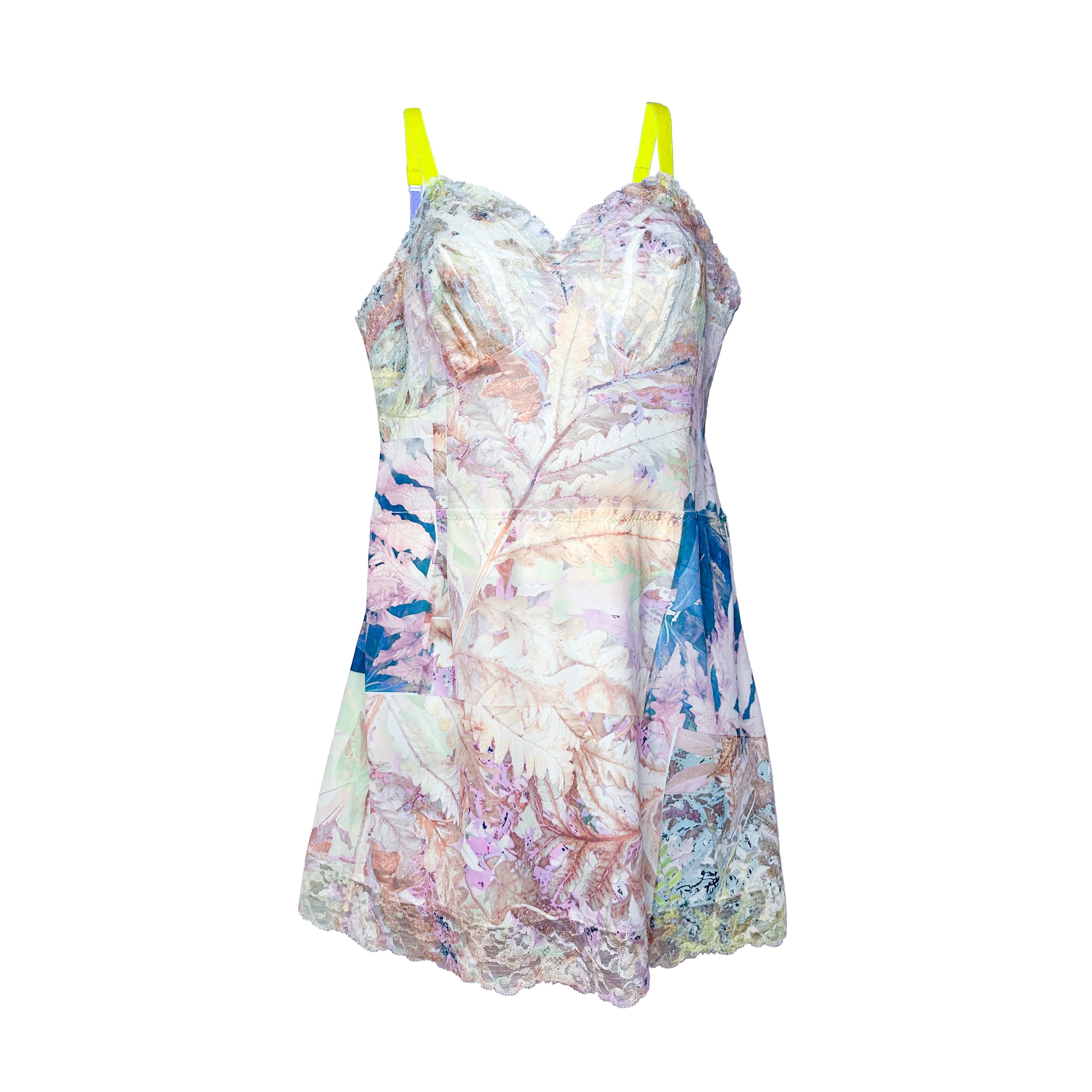 Purple Tortie Camo Print Slip Dress