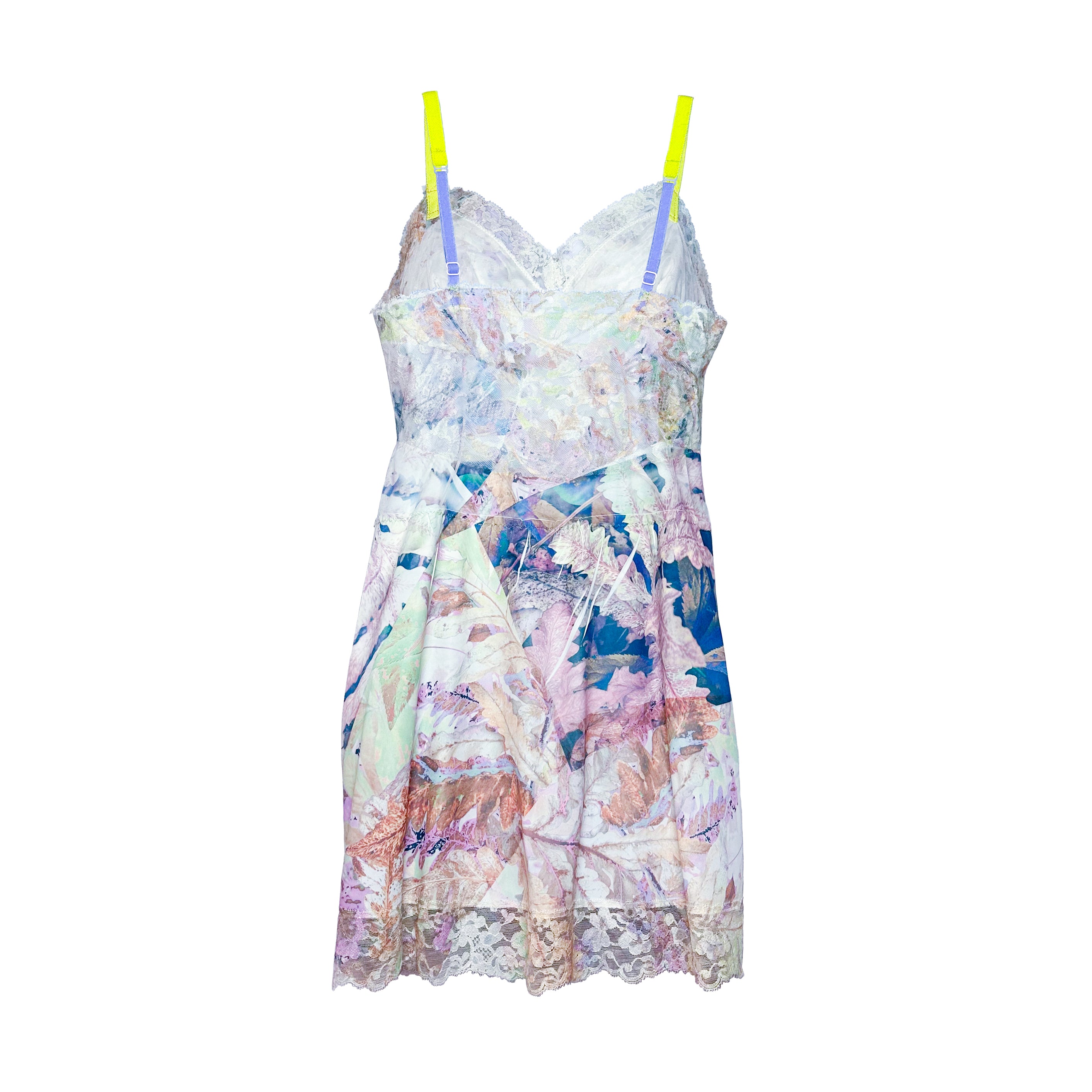 Purple Tortie Camo Print Slip Dress