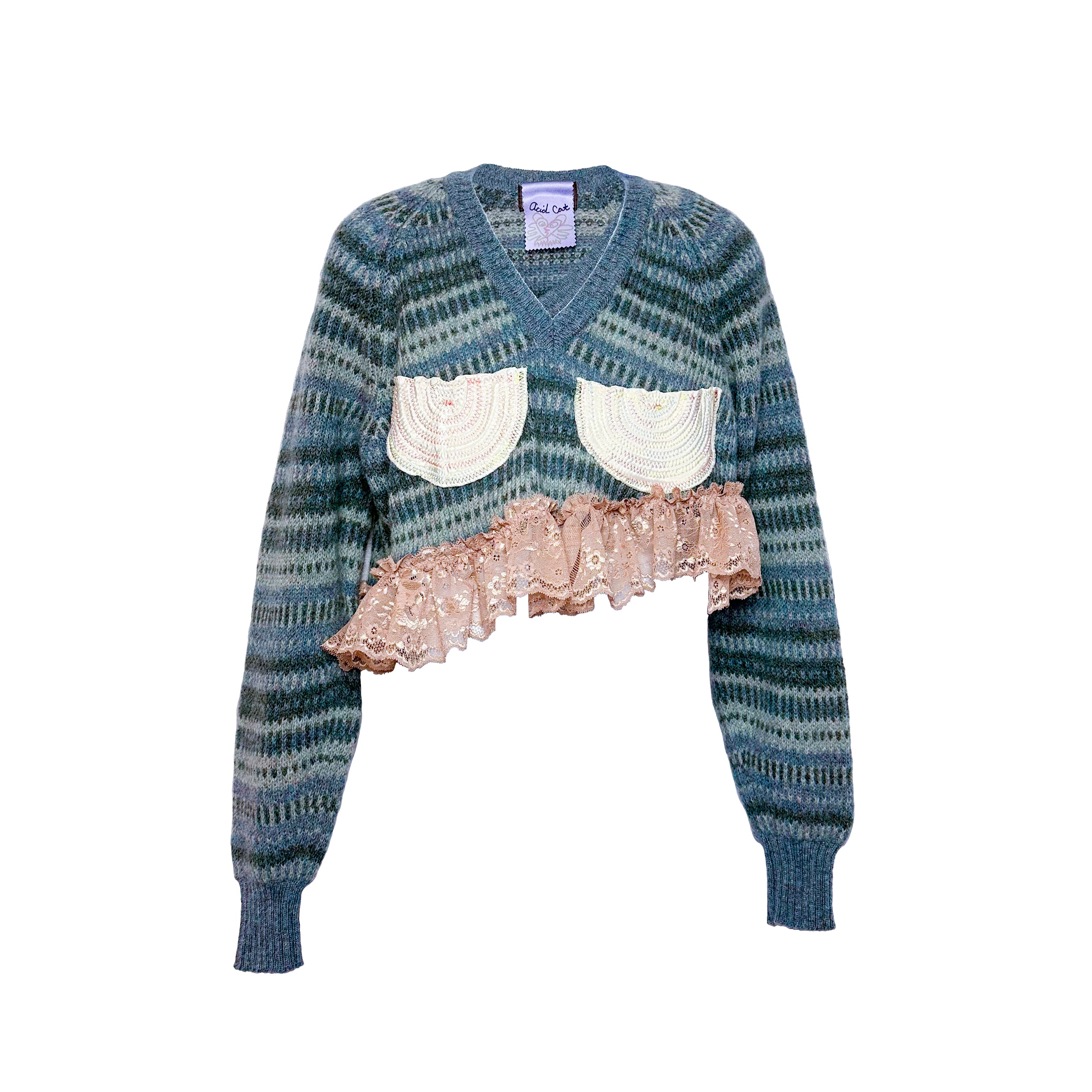 Bra Vibe Crop Wool Sweater