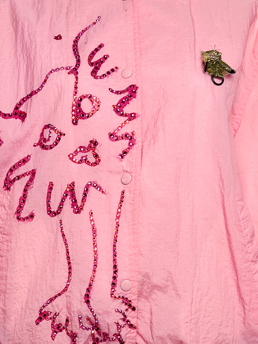 Looking For A Girlfriend Kitty Pink Windbreaker Jacket