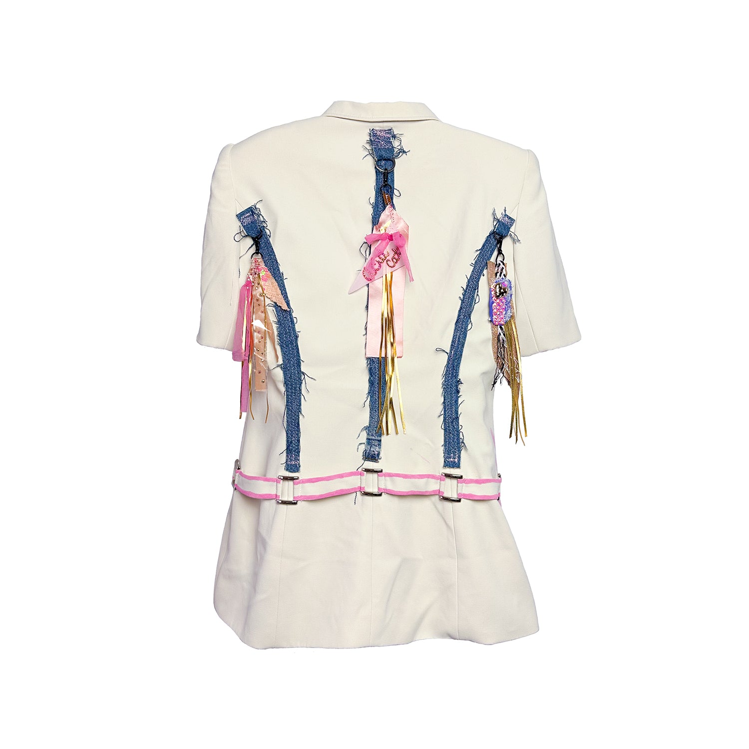 Villain Quest Sparkle Short Sleeve Blazer