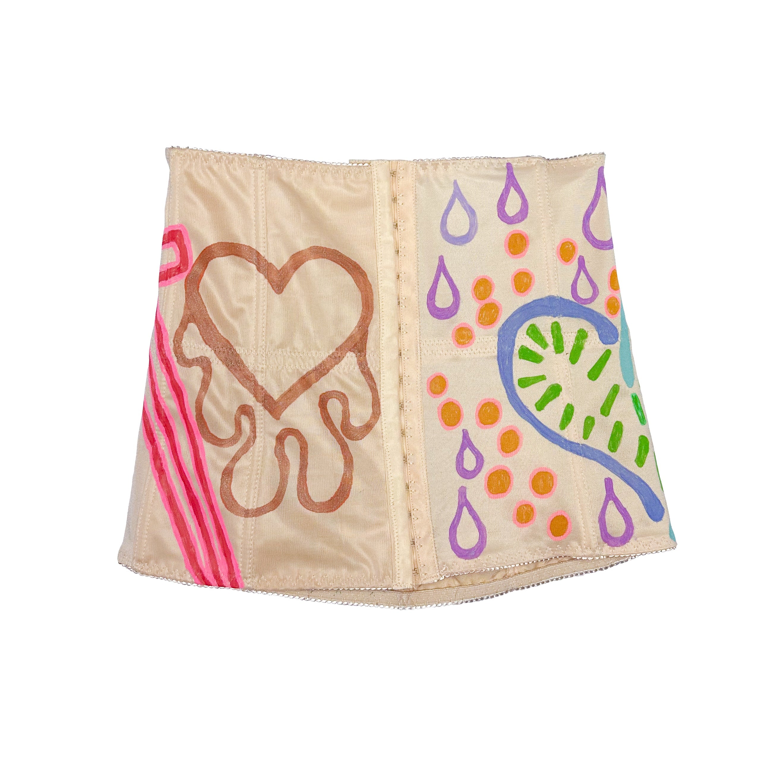 Kitty Quest Multicolor Waist Corset