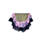 Acid Kitty Flouncy Leopard Mini Skirt