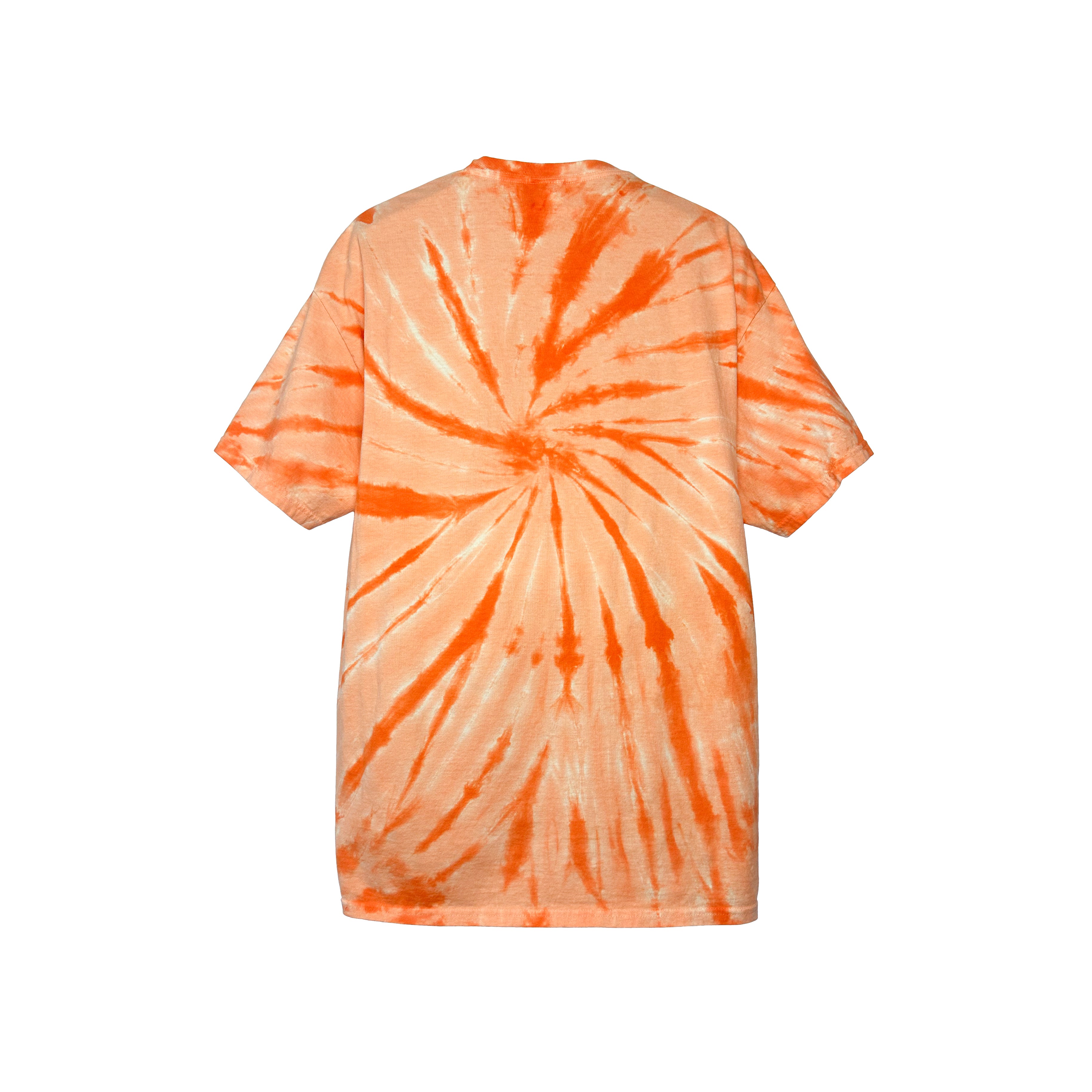 Oversized Orange Lacey Bra Vibe Tie Dye Tee