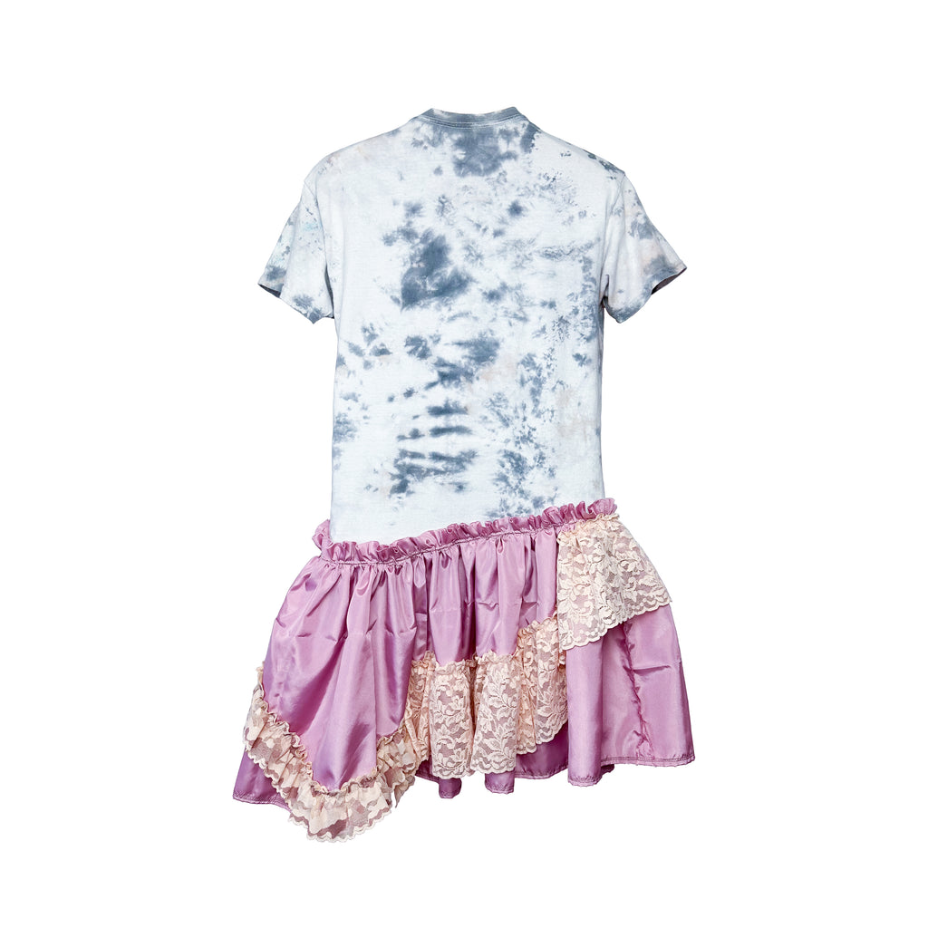 Flirty Bra Vibe Tie Dye Tee Dress