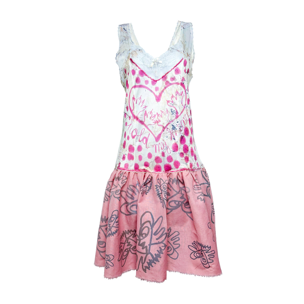 Tortie Girl Hold Me Drop Waist Dress