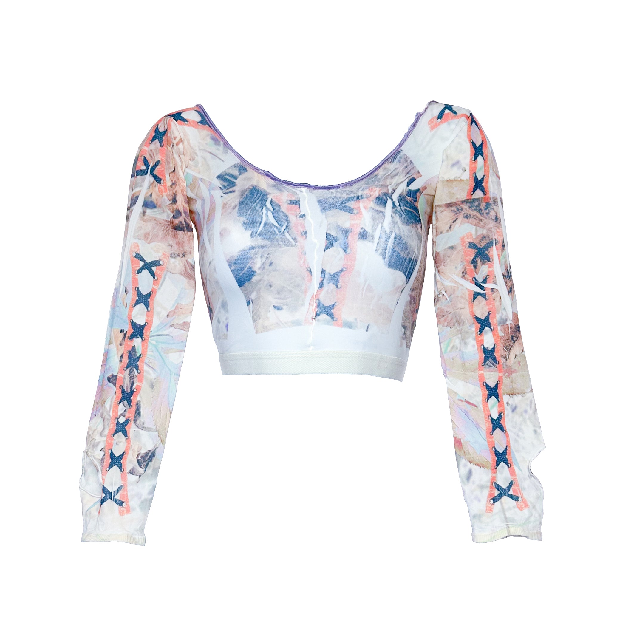 Dilute Tortie Lace Up Vibe Tights Top