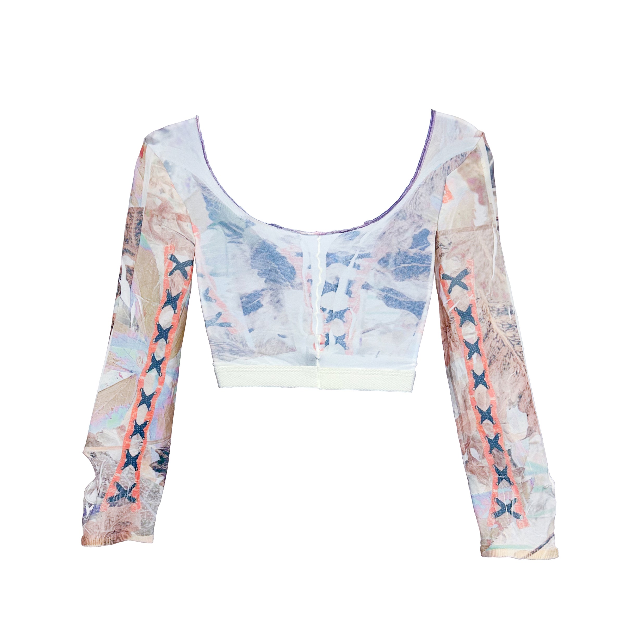 Dilute Tortie Lace Up Vibe Tights Top