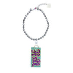 Convertible Hell Keychain Tag Sparkle Choker Necklace