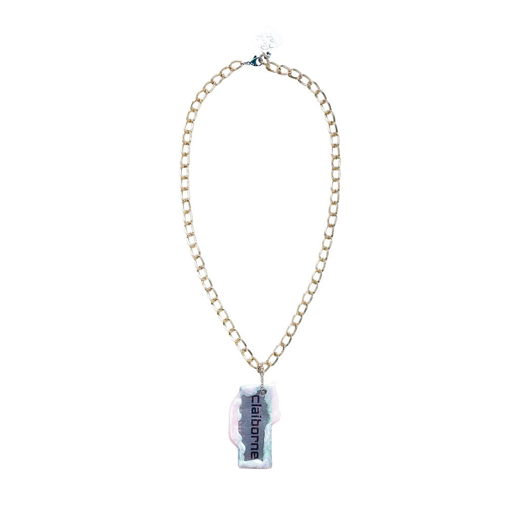 Vintage Tag Liz Necklace