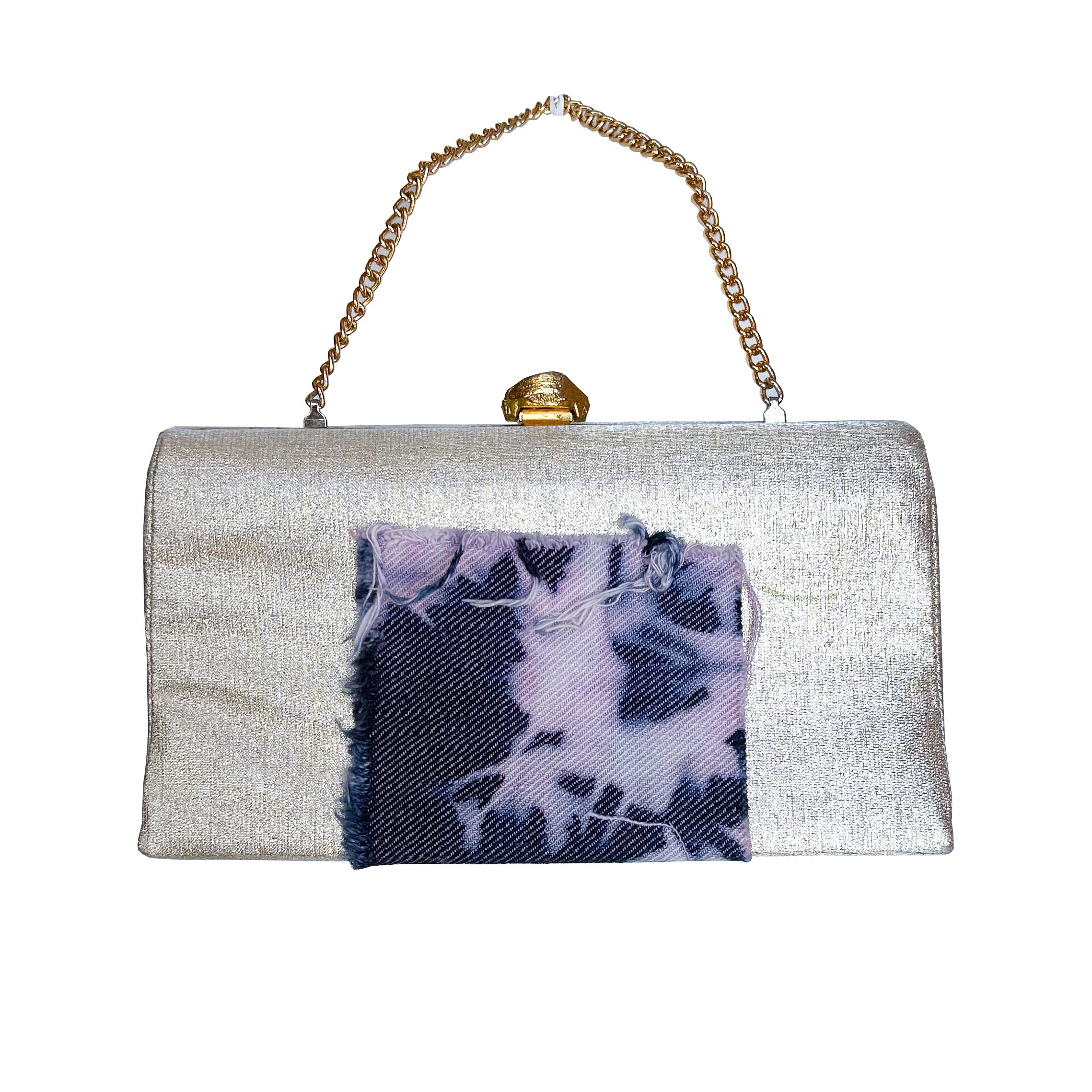 Enough Pain Gold Sparkle Clutch