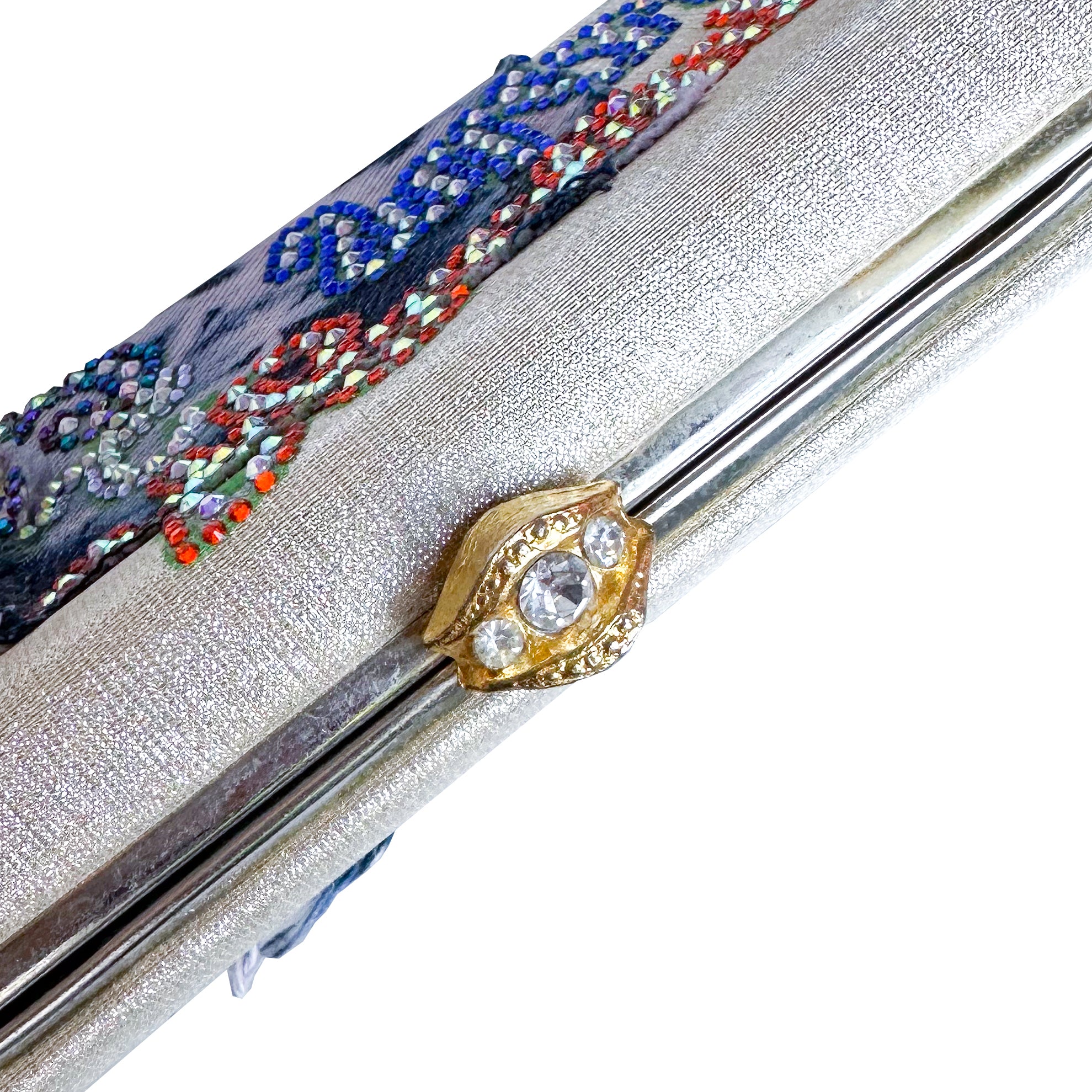 Enough Pain Gold Sparkle Clutch