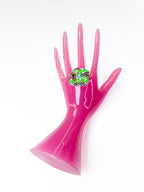 Green Magic Super Sparkle Rhinestone Ring