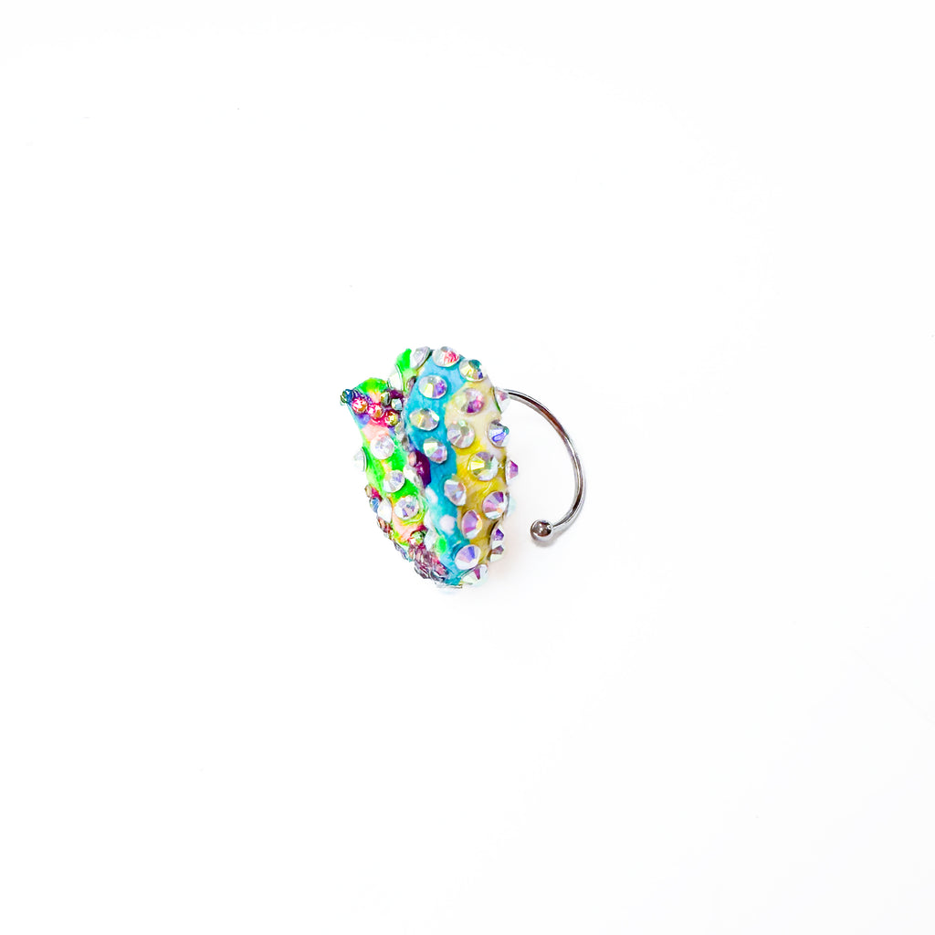 Green Magic Super Sparkle Rhinestone Ring