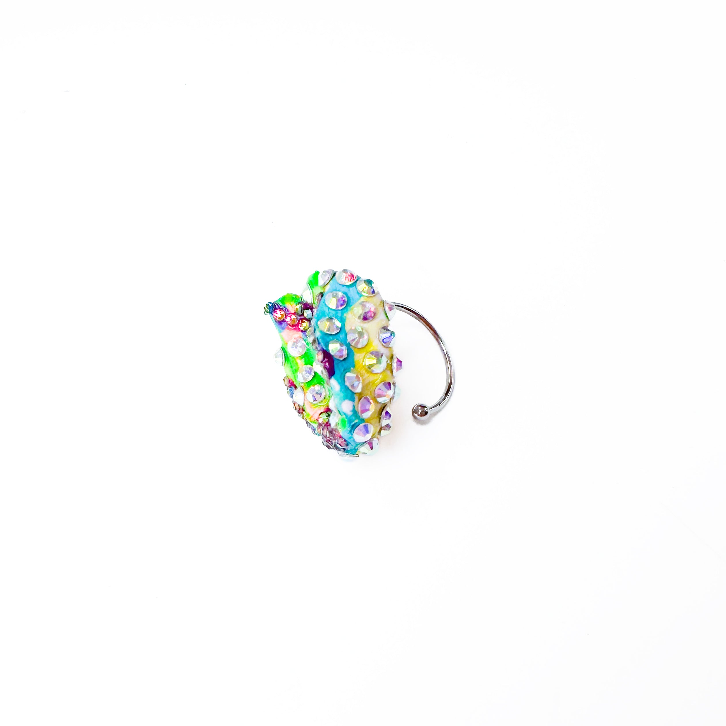 Green Magic Super Sparkle Rhinestone Ring
