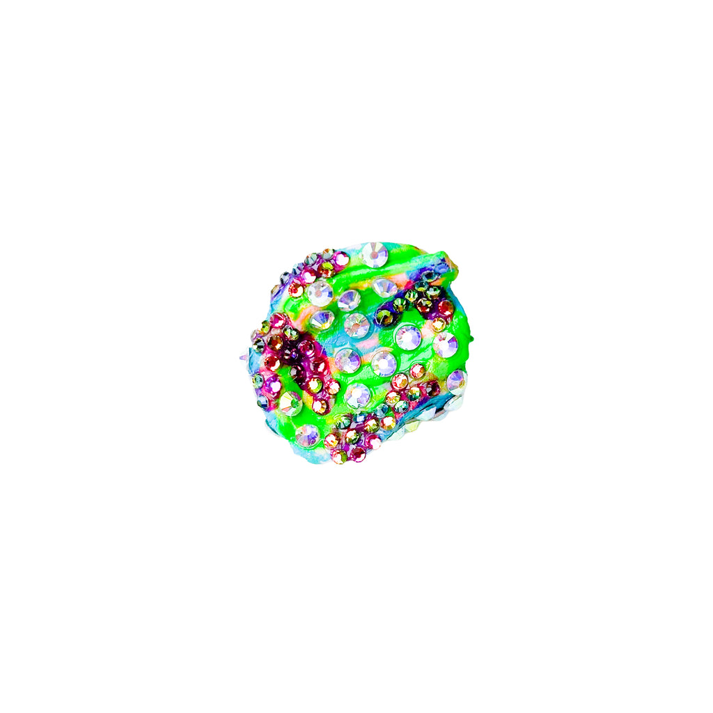 Green Magic Super Sparkle Rhinestone Ring