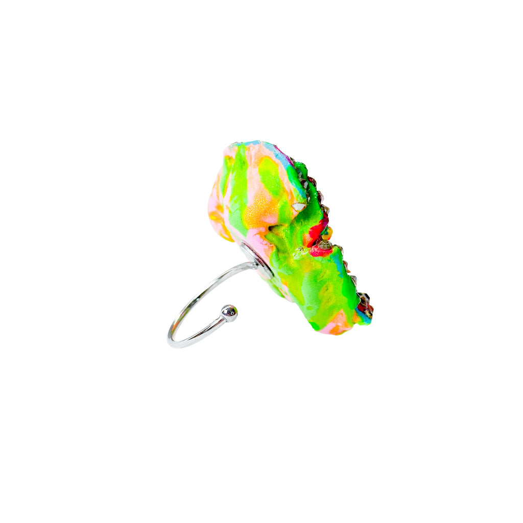 Medium Flower Magic Super Sparkle Rhinestone Ring