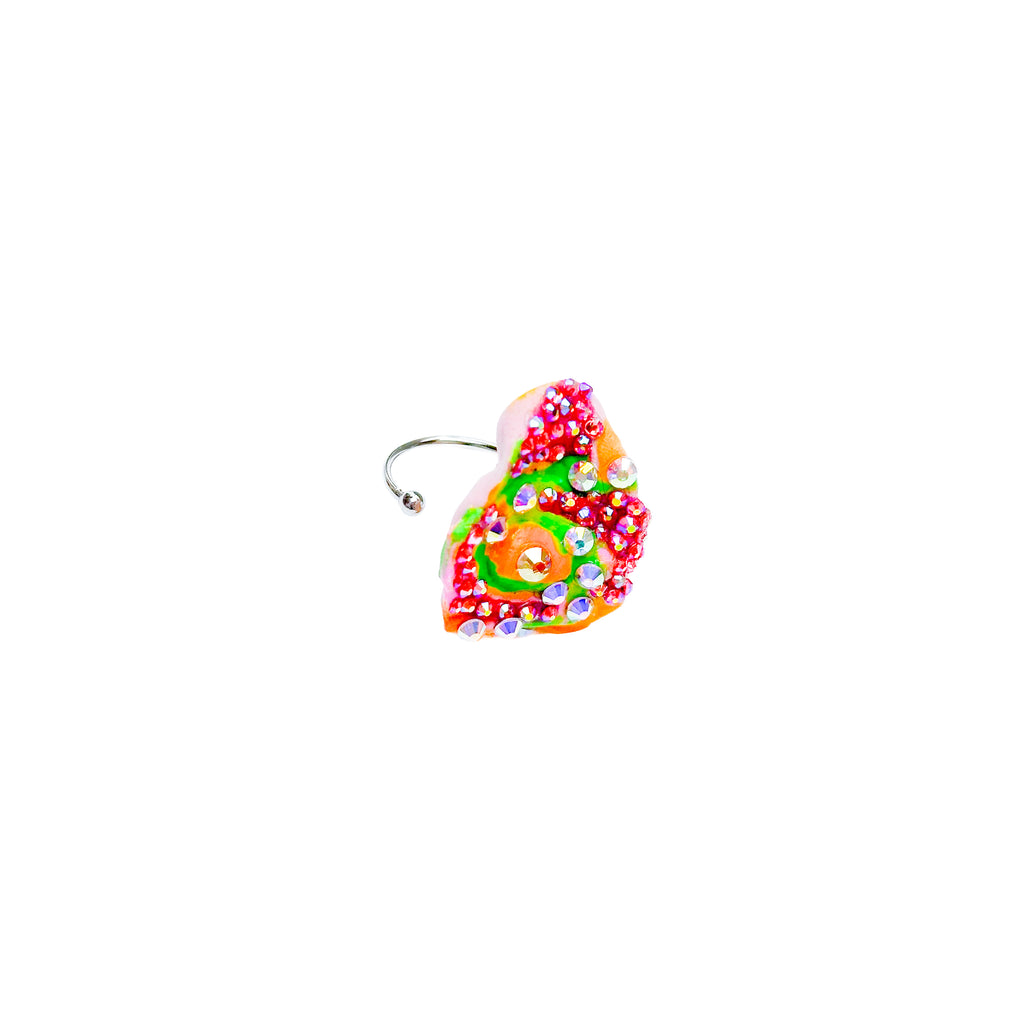 Orange Magic Super Sparkle Rhinestone Ring
