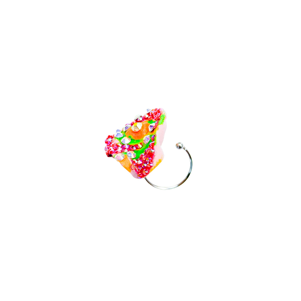 Orange Magic Super Sparkle Rhinestone Ring