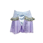 Purple Acid Kitty Flouncy Mini Skirt