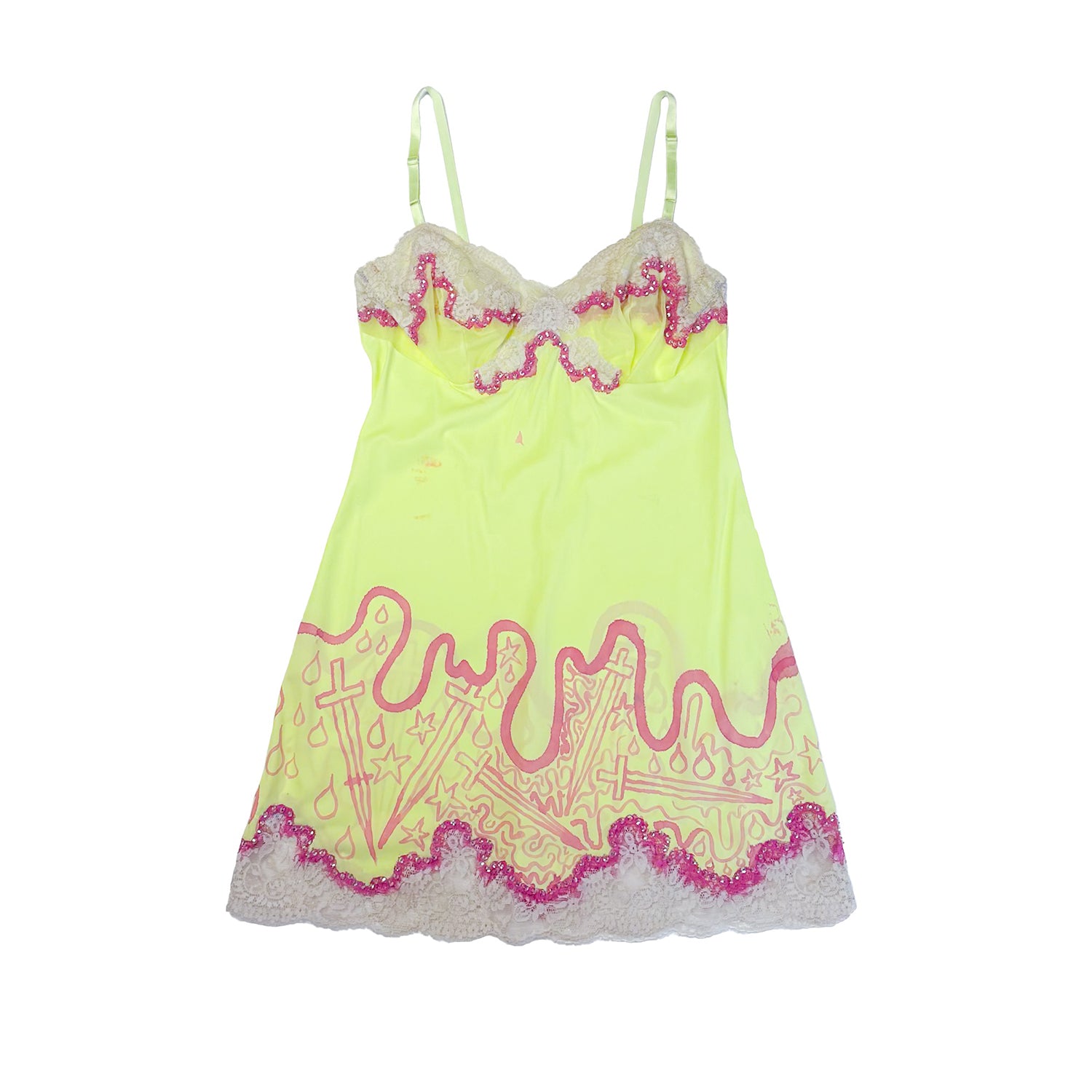 Kitty Quest Sparkle Yellow Slip