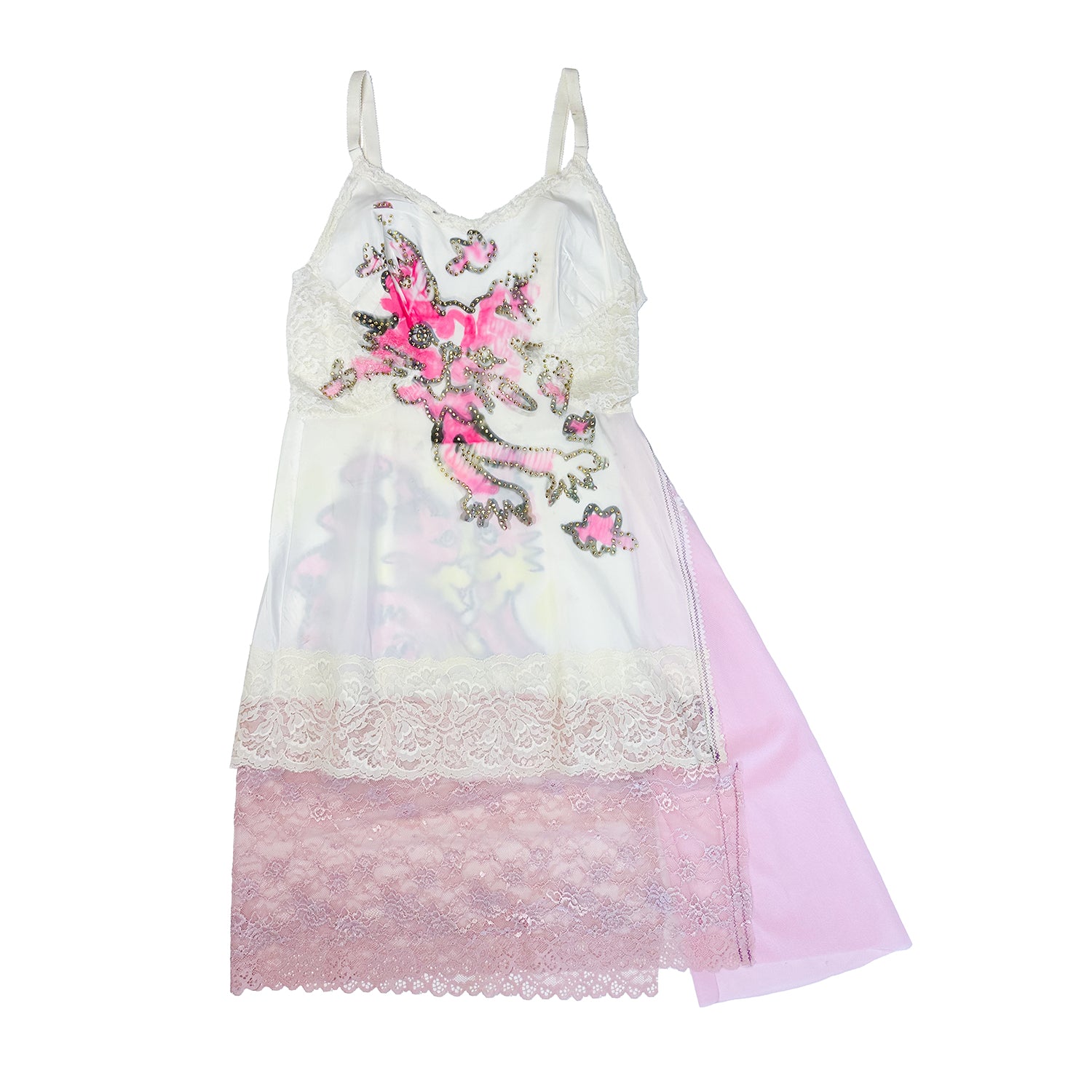 Kitty Sparkle White Slip