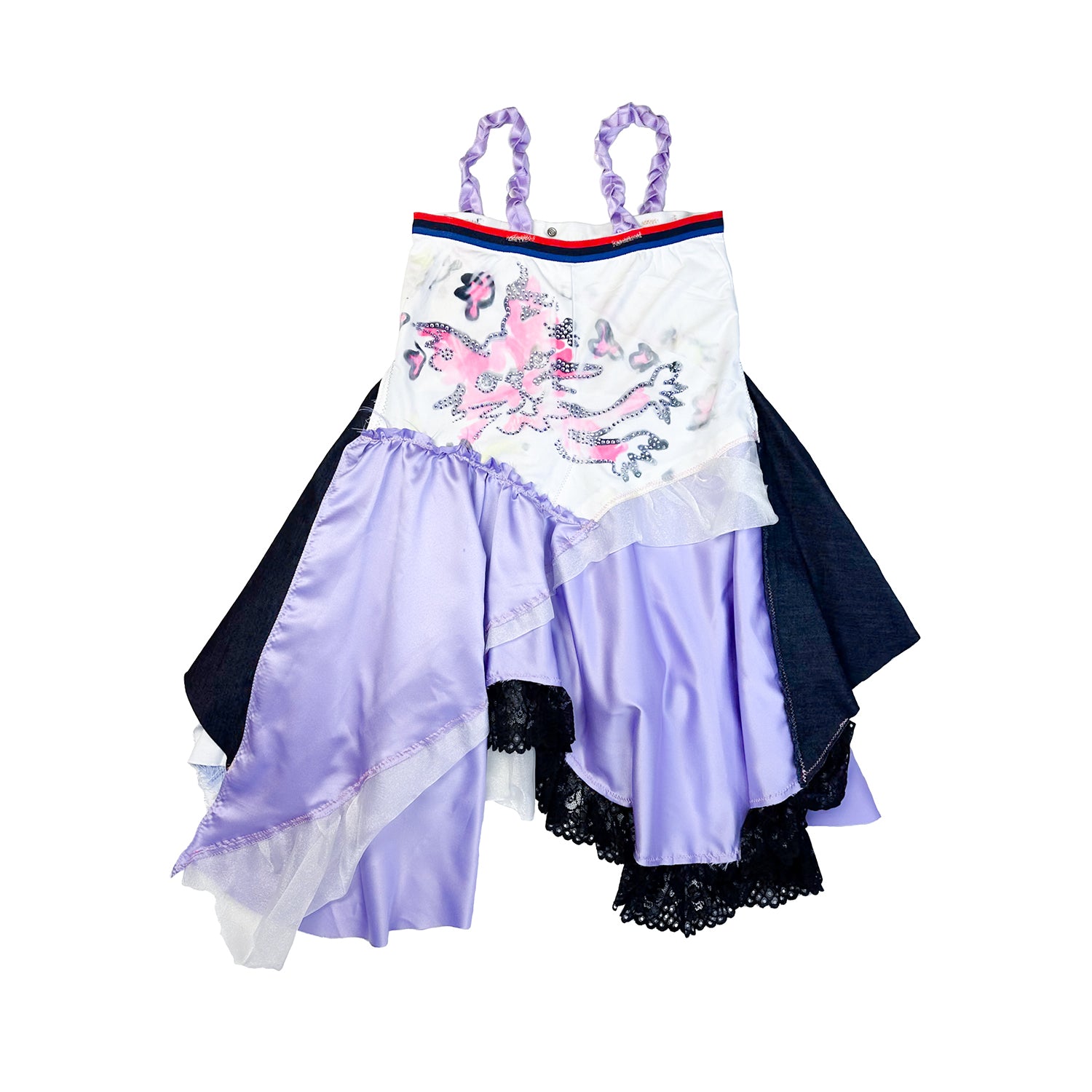 Kitty Collage Flouncy Dress