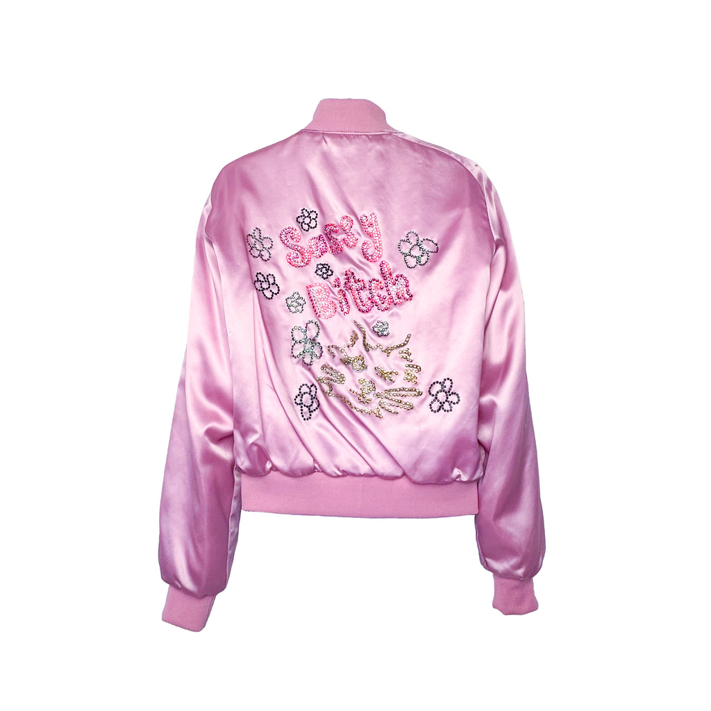 Sassy Bitch Satin Windbreaker