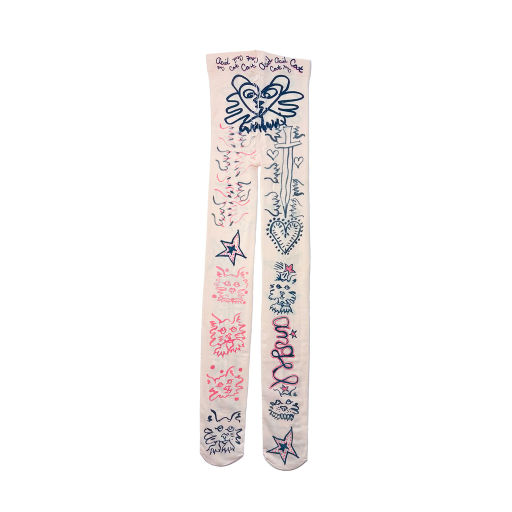 Kitty Quest Pink Tights