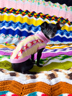 Pet Sweater Lace Vibe Yellow