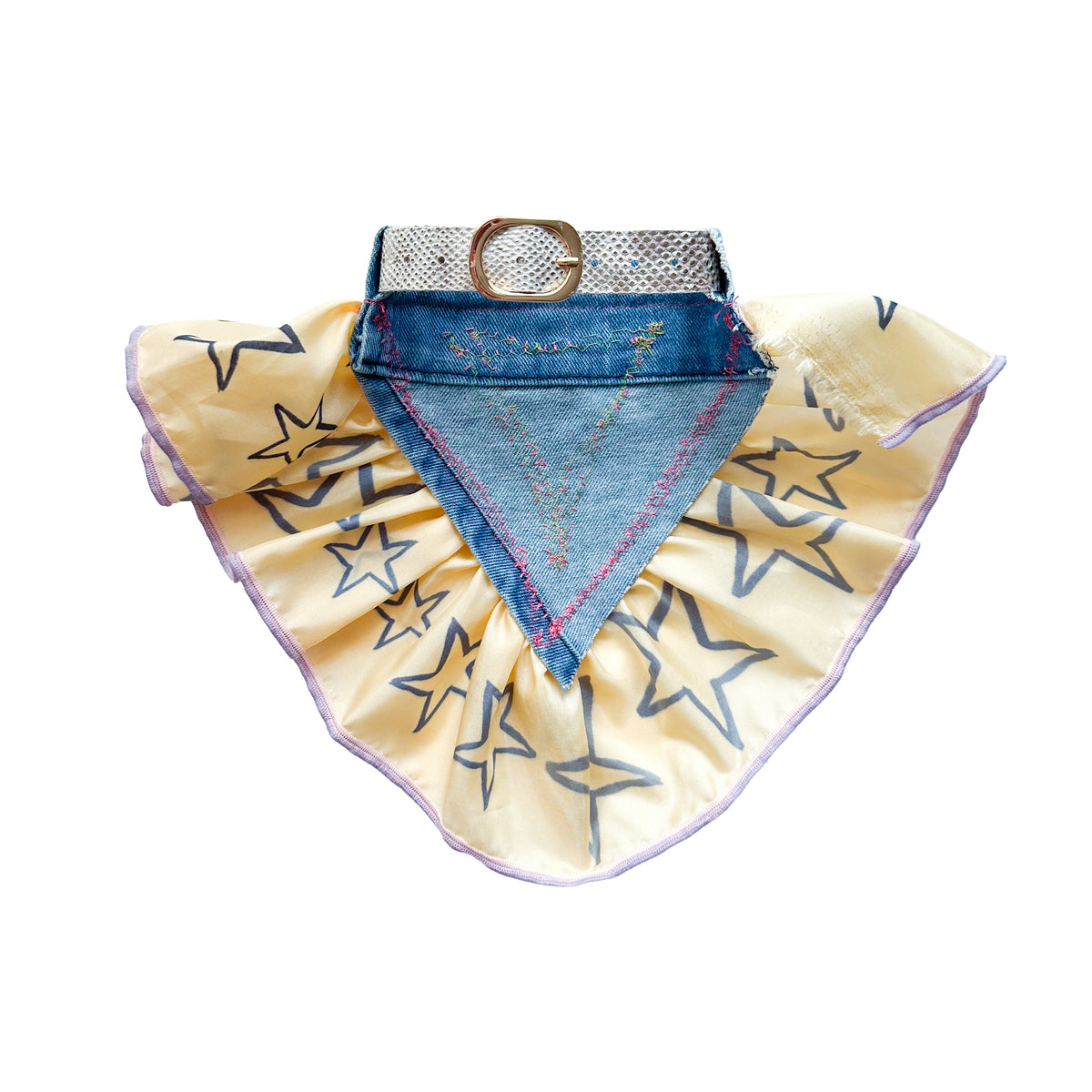 Pet Stars And Pink Sparkles Fancy Bandana