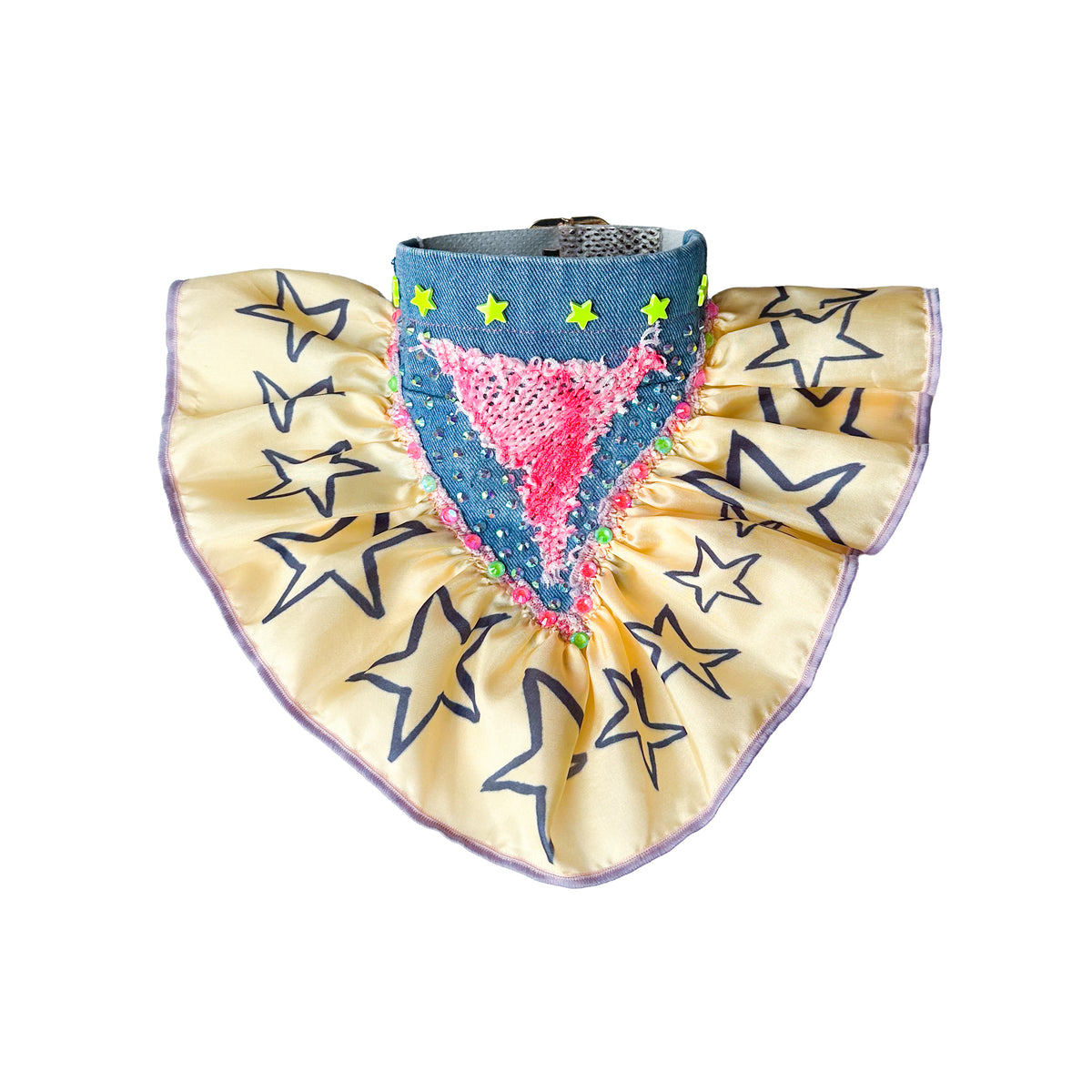Pet Stars And Pink Sparkles Fancy Bandana