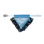 Pet Neon Lace and Sequins Fancy Bandana