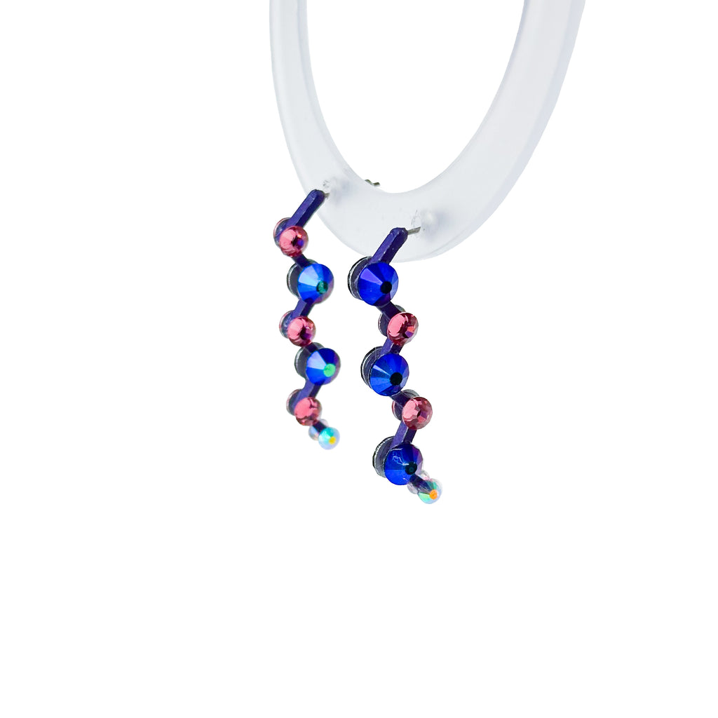 Zig Zag Constellation Sparkle Earring