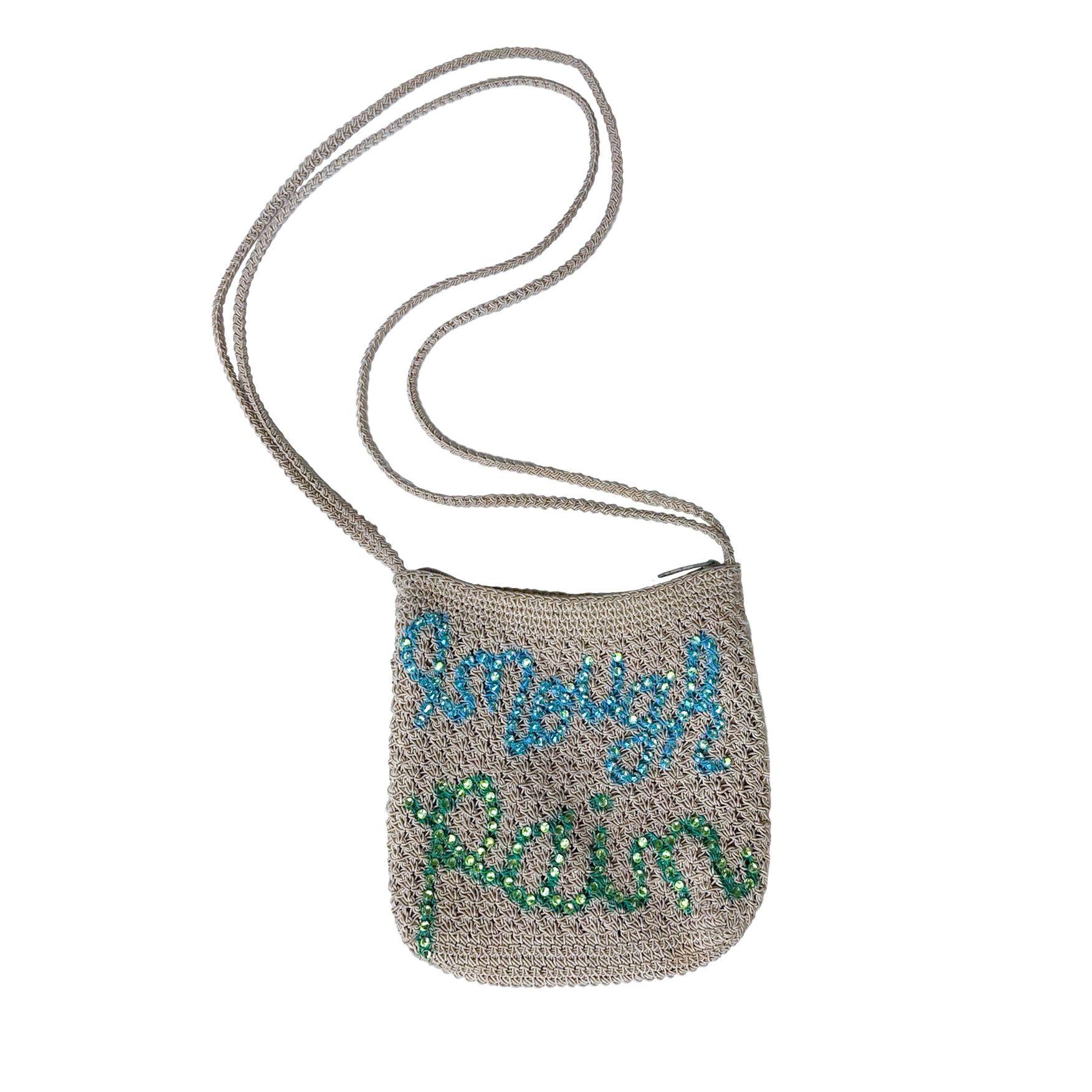 I'm Fine Enough Pain Crochet Bag