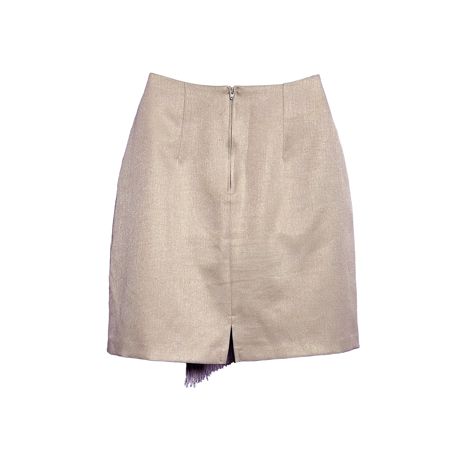 Bleeding Paint Collage Skirt