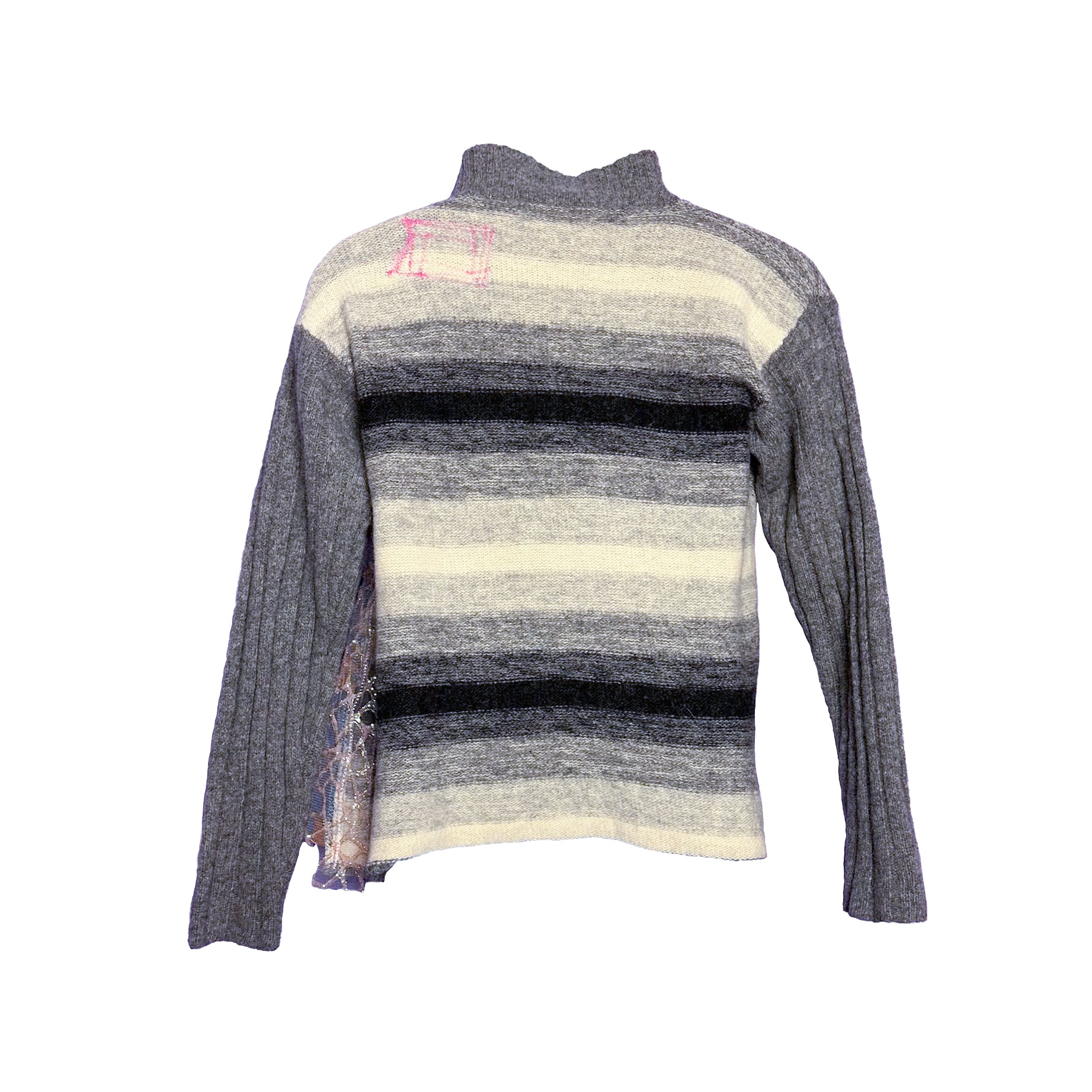Wool Stripe Sweater Collage