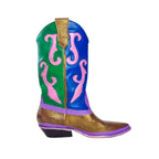 Color Outside Lines Sparkle Cowboy Boot - Size 9