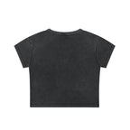 *PRE-ORDER* White Cowboy Boot Vibe Etcetera Black Crop T Shirt