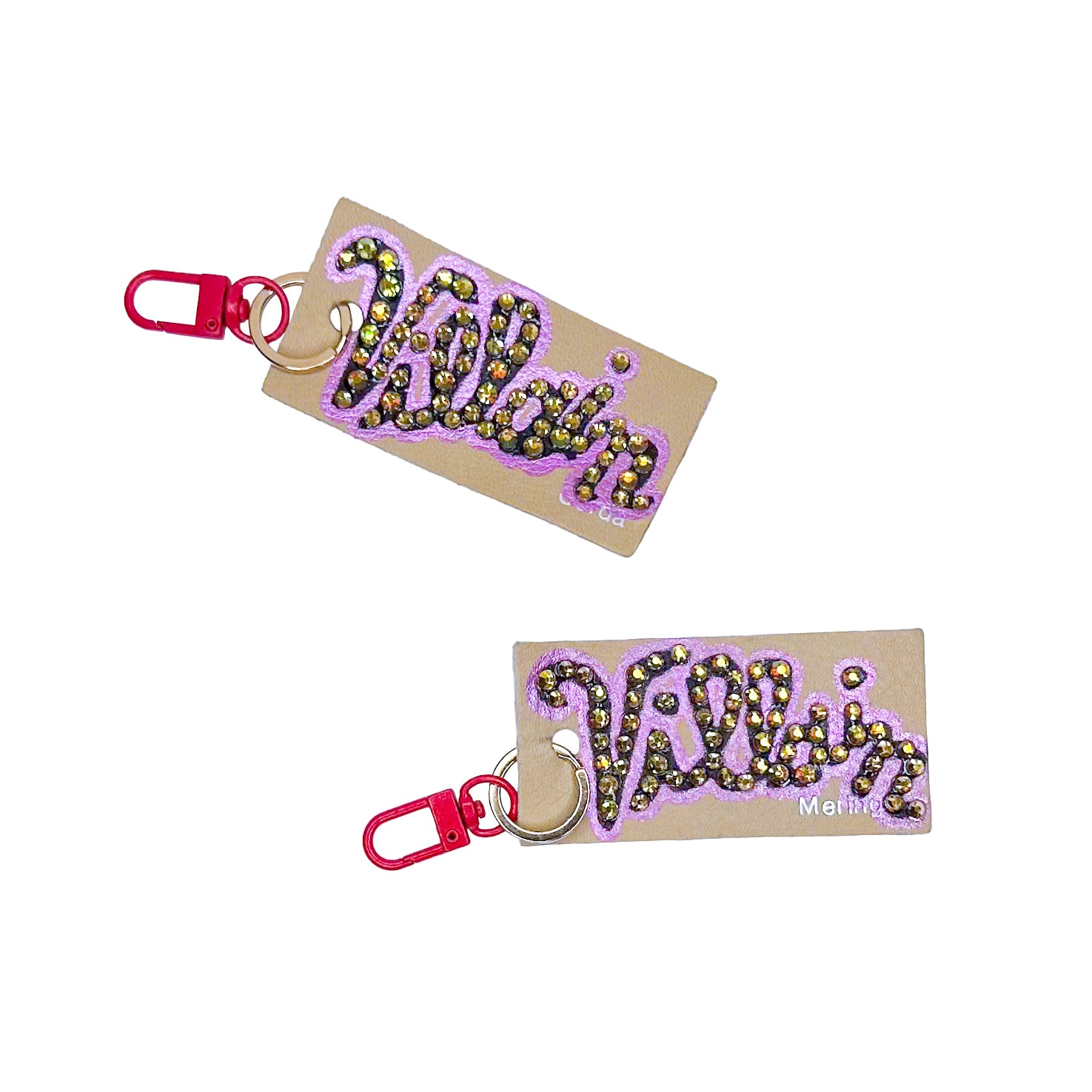 Convertible Villain Keychain Tag Sparkle Choker Necklace