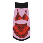 Pet Sweater Bra Skirt Vibe Pink