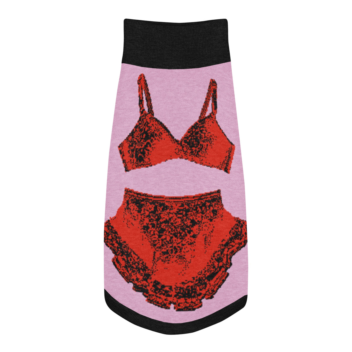 Pet Sweater Bra Skirt Vibe Pink