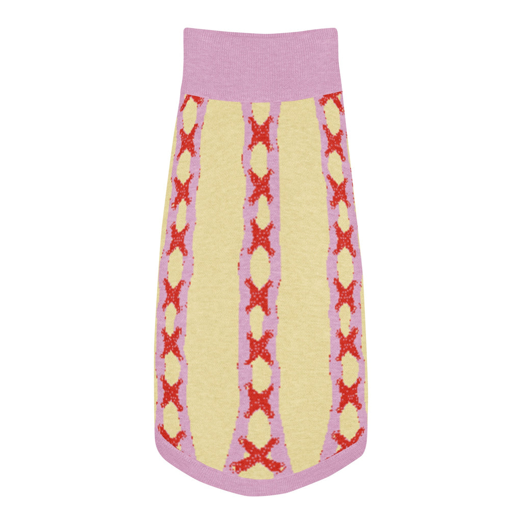Pet Sweater Lace Vibe Yellow