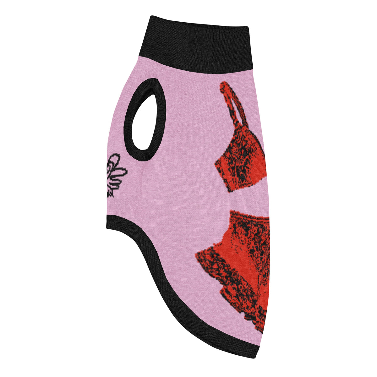 Pet Sweater Bra Skirt Vibe Pink