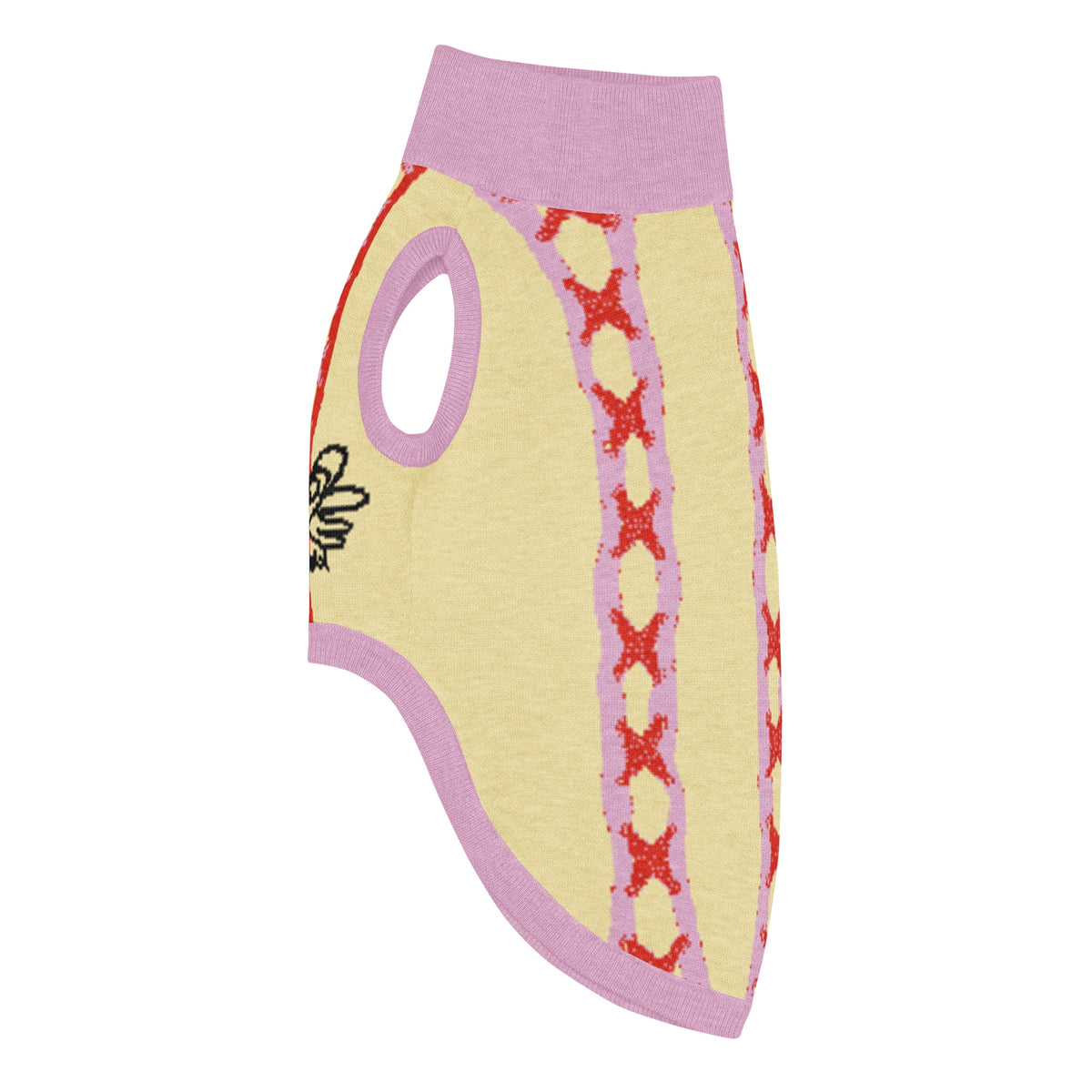 Pet Sweater Lace Vibe Yellow