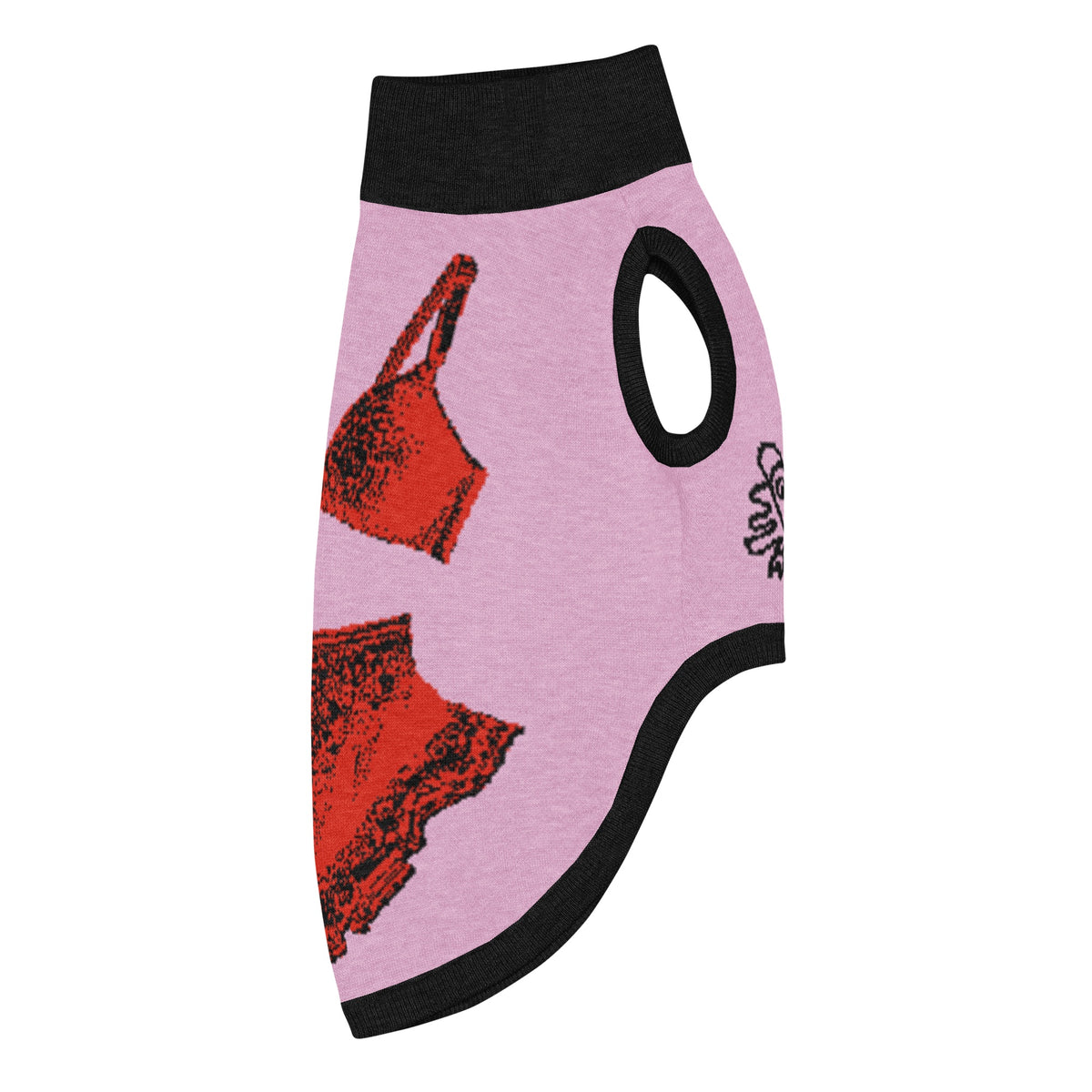 Pet Sweater Bra Skirt Vibe Pink