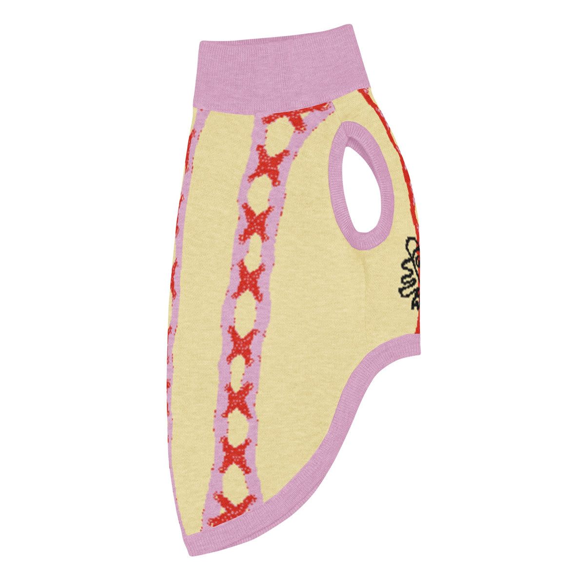 Pet Sweater Lace Vibe Yellow